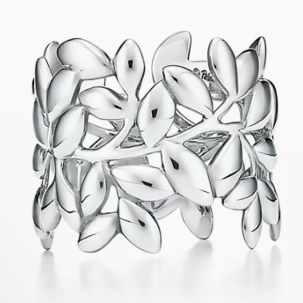 Tiffany & Co. Paloma Picasso Olive Leaf Band Ring - Size 6